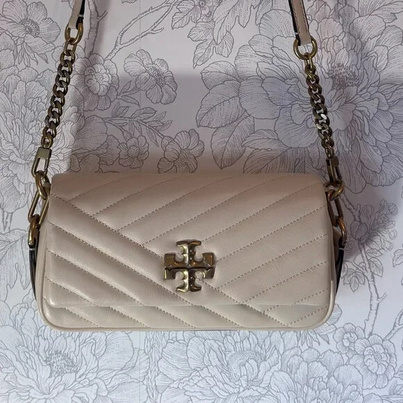Tory Burch Kira Chevron Crossbody | Women’s | Cream | OS - Picture 5 of 6
